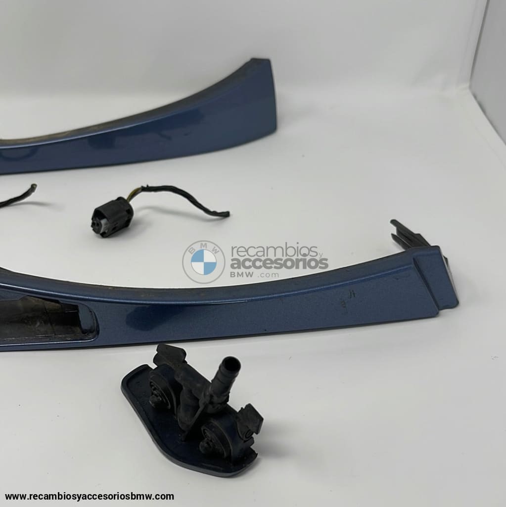 Set Moldura Inferior Faro Xenon Para Bmw E46. Original Bmw. Segunda Mano.