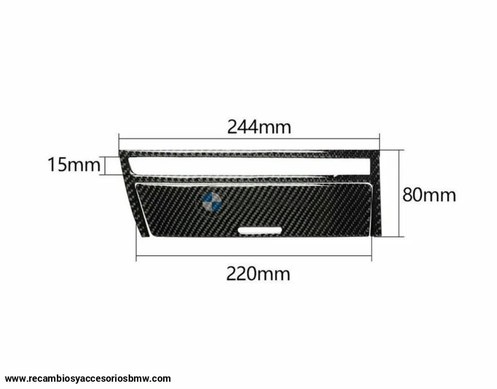 Set Panel De Instrumentos / Consola Central Fibra Carbono Para Bmw E46: Estilo Y Protección