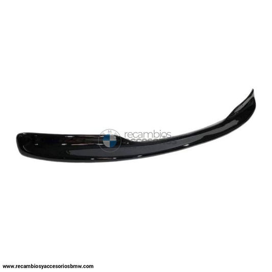 Spoiler Delantero Bmw E46 M3 Look Csl Negro Brillo Delantero