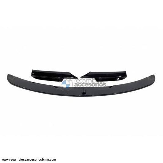 Spoiler Delantero Bmw E90 / E91 2005 - 2008 Look M - Tech Brillante Negro Delantero