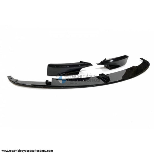 Spoiler Delantero Bmw F30 Look M Performance Brillante Negro Delantero