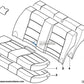 Tapa Cubierta Paramento Isofix Asientos Traseros Para Bmw E46. Original Recambios