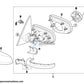 Tapa De La Cubierta Del Espejo Exterior Imprimada. Para Bmw E70/e71. Original Recambios