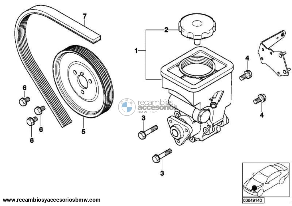 Tapa Diesel Para Bmw E46 E39 E60 E61 E38 E65 E66 E83 E53. Original Recambios