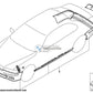 Tapa Enganche De Remolque Con Solapa Para Parachoques Trasero M Bmw E46 . Original Bmw. Recambios