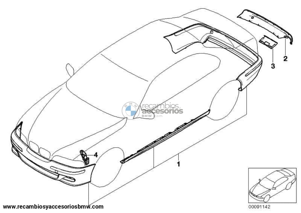 Tapa Enganche De Remolque Con Solapa Para Parachoques Trasero M Bmw E46 . Original Bmw. Recambios