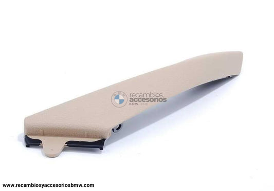 Tapa Manilla Agarrador Puerta Trasera Beige Para Bmw E90 E91 Serie 3 . Original Recambios