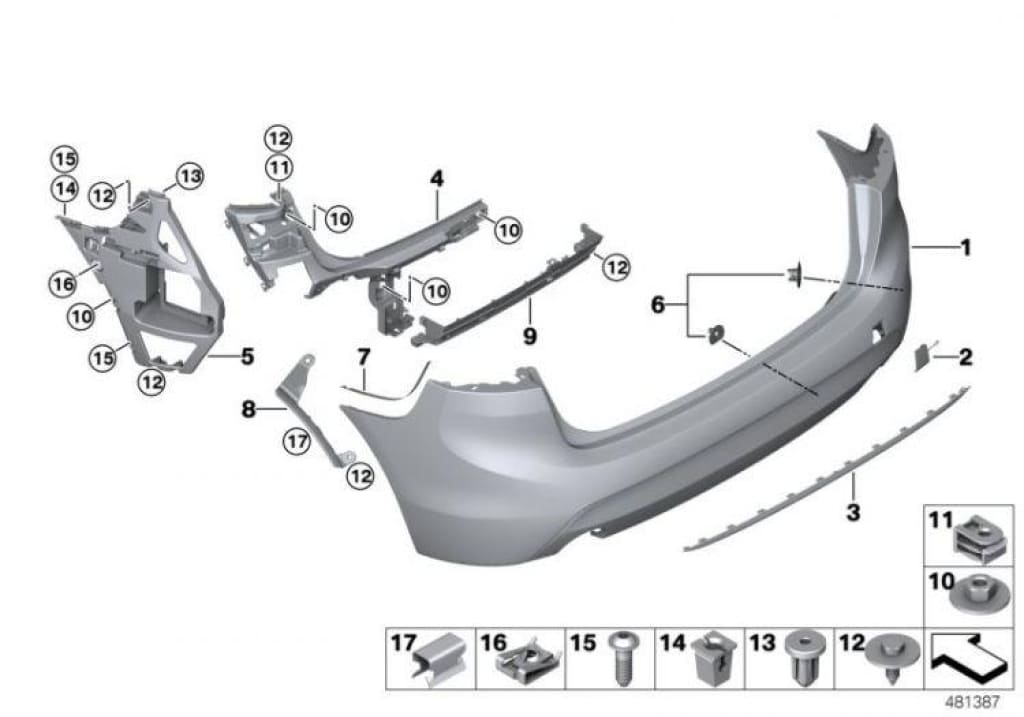 Tapa Tapita Chapaleta Ojete De Remolque Imprimada Para Bmw Serie 2 Active Tourer F45. Original