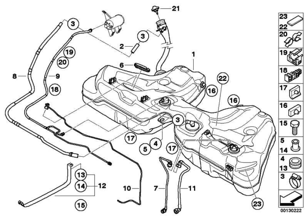 Tapa Tapón Deposito Combustible Para Bmw E81 E82 E87 E88 E90 E91 E92 E93 E60 E61 F07 F10 E63 E64 E65