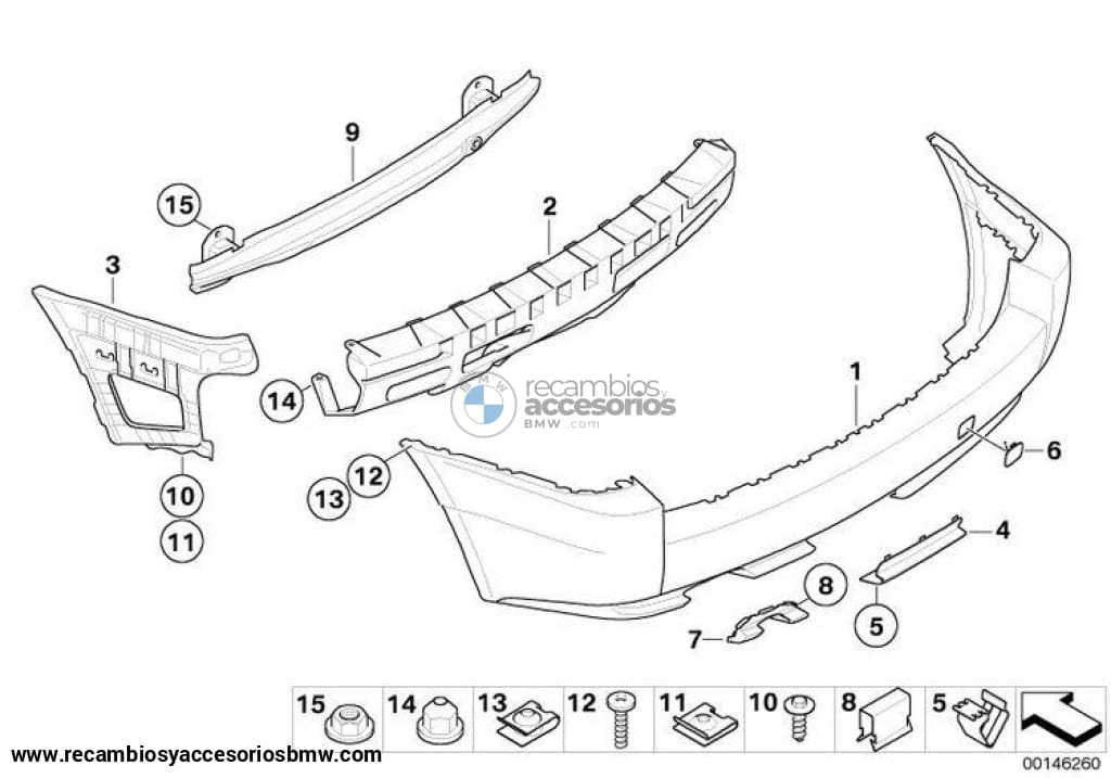 Tapita Tapa Embellecedor De Argolla Remolque Original Bmw Para E83. Original Recambios