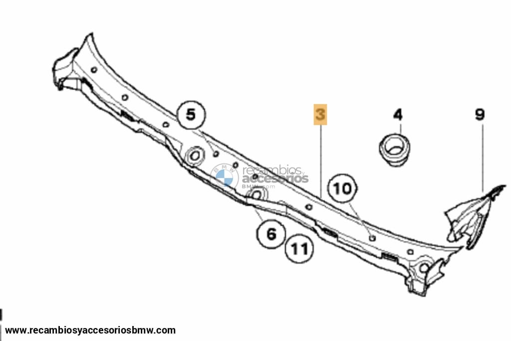 Torpedo Original De Bmw Para Serie 5 E39 Recambios