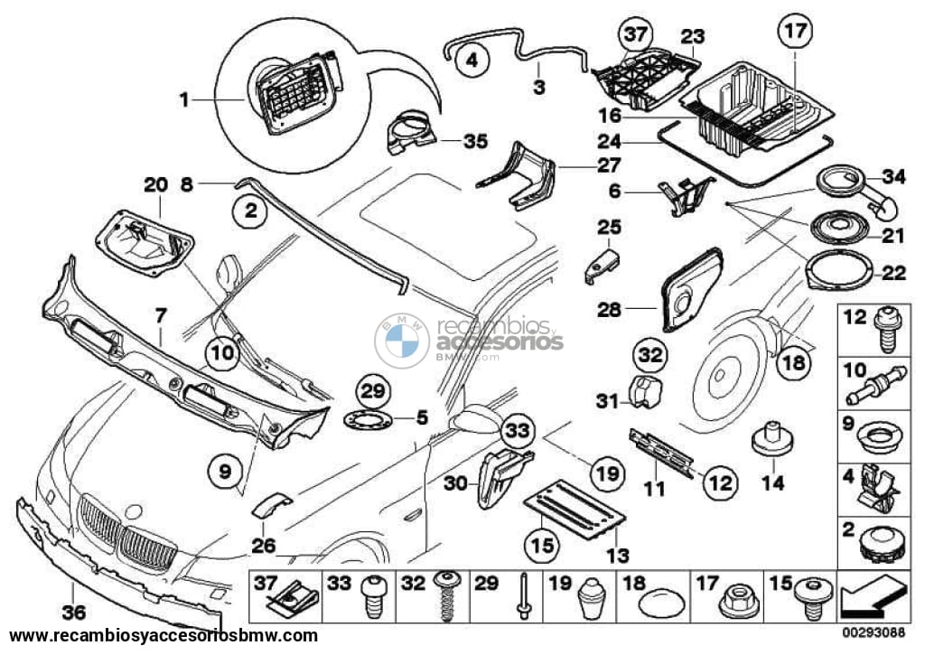 Torpedo Para Bmw E92 E93 . Original Recambios