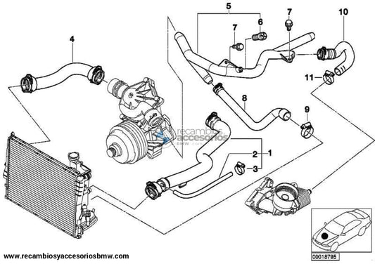 Tubo De Retorno Para Bmw E46 E39 E38 . Original Bmw. Recambios