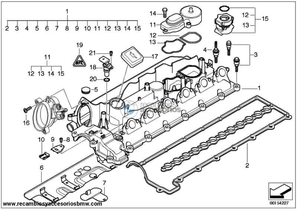 Unidad De Purga Aire Para Bmw E46 E60 E61 7 E65 E83 E53 . Original Recambios