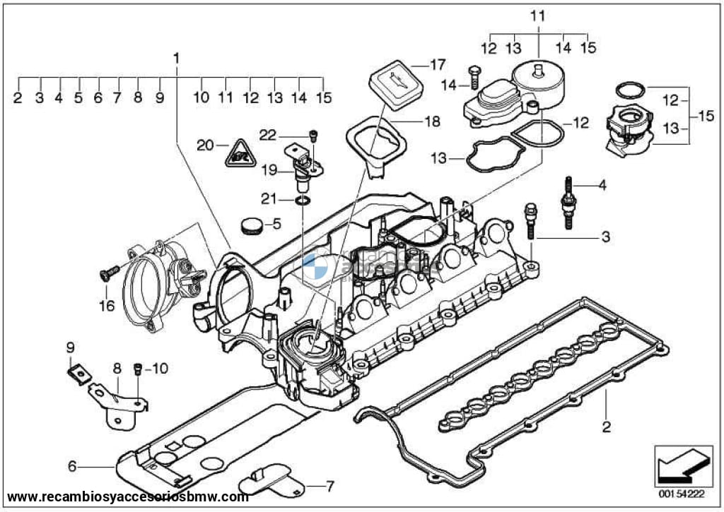 Unidad De Purga Aire Para Bmw E87 E46 E90 E91 E60 E61 E83 . Original Bmw. Recambios