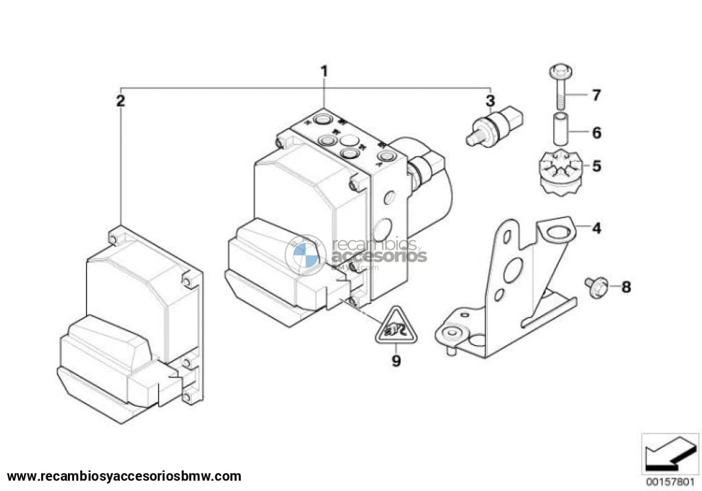 Unidad Hidráulica Rp Dsc Para Bmw E38 E39. Original Recambios