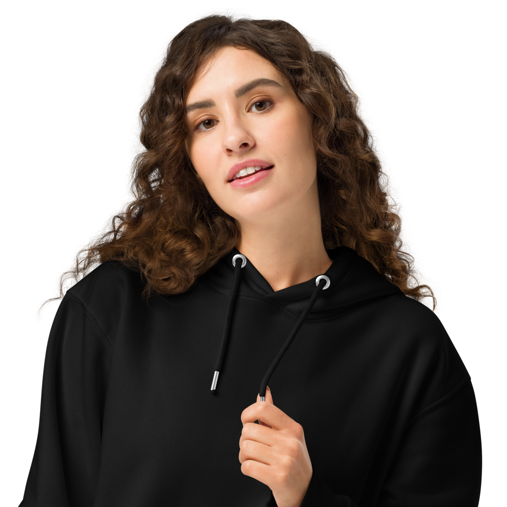 Sudadera orgánica con capucha esencial unisex