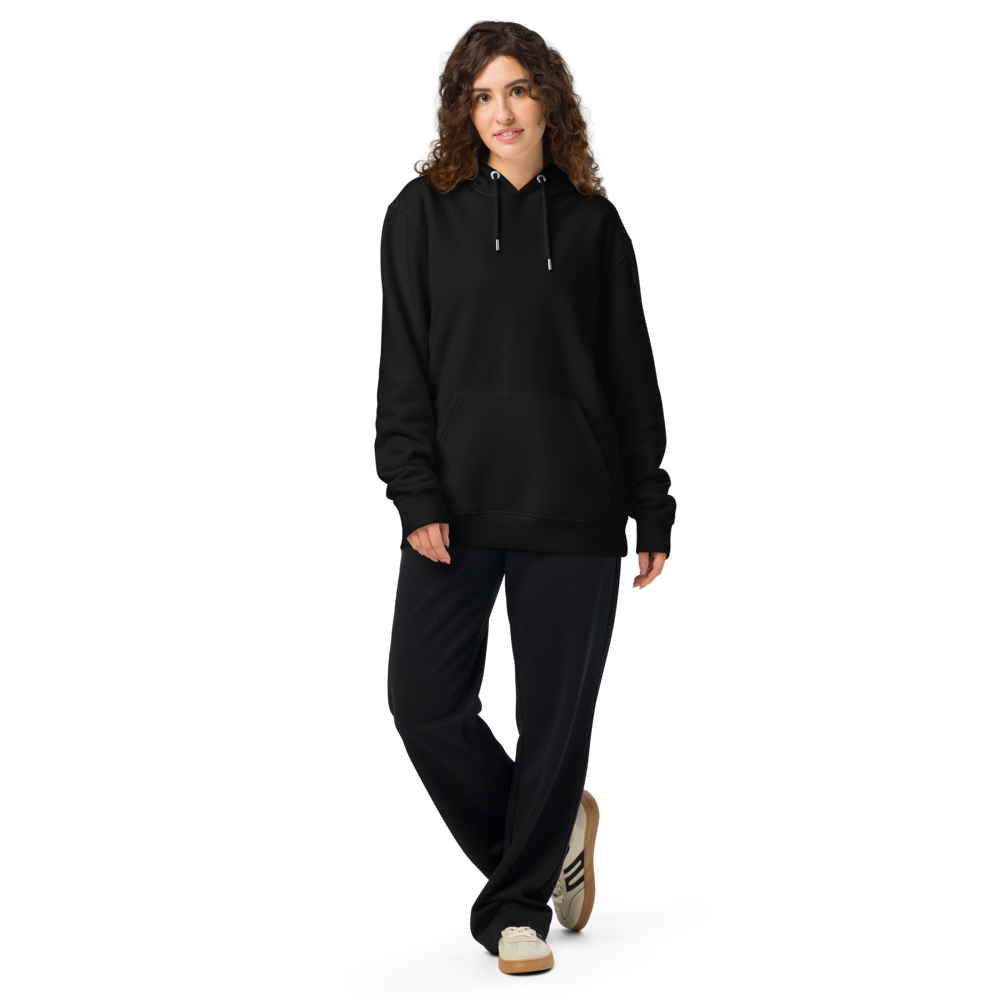 Sudadera orgánica con capucha esencial unisex