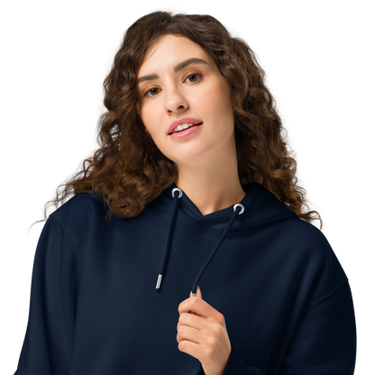 Sudadera orgánica con capucha esencial unisex