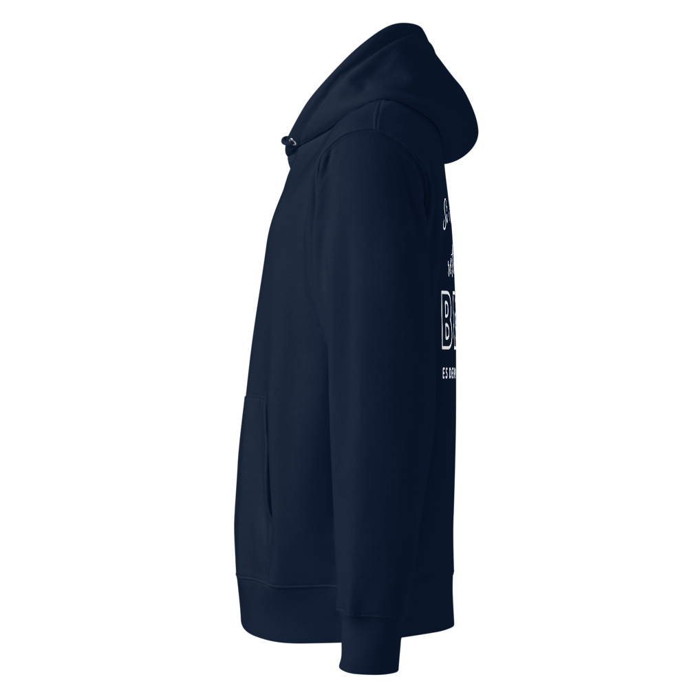 Sudadera orgánica con capucha esencial unisex