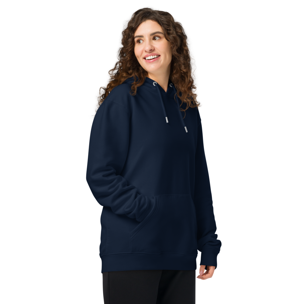 Sudadera orgánica con capucha esencial unisex