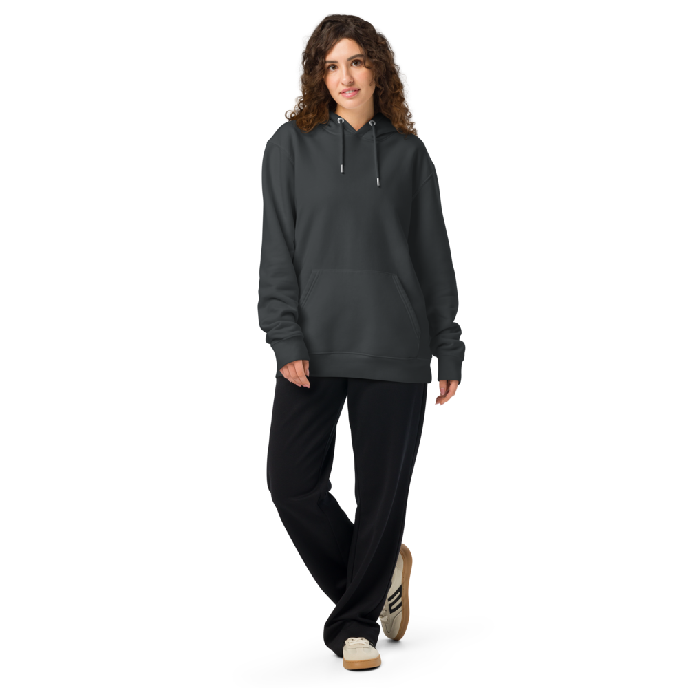 Sudadera orgánica con capucha esencial unisex