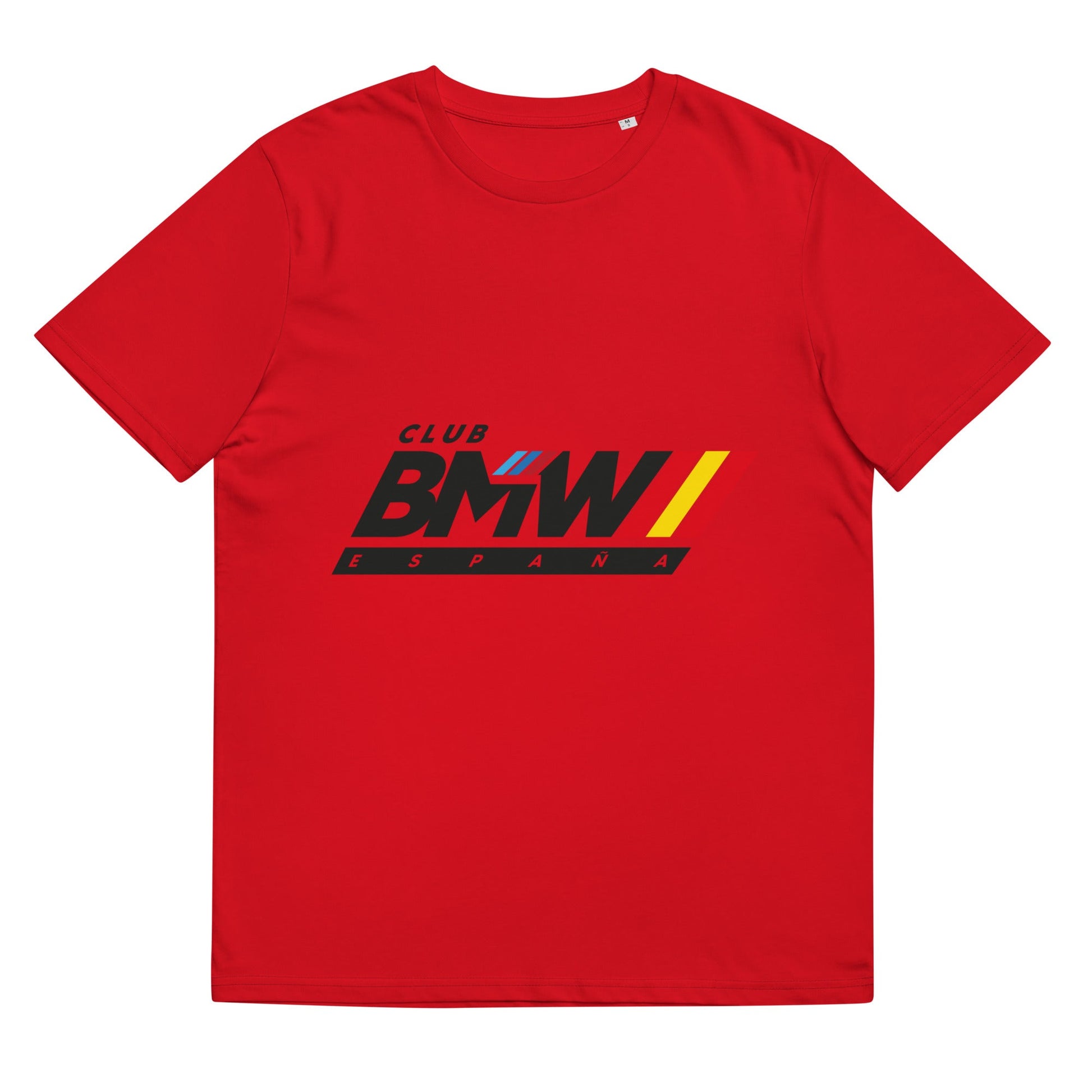 Camiseta De Algodón Orgánico Unisex Club Bmw España Rojo / S