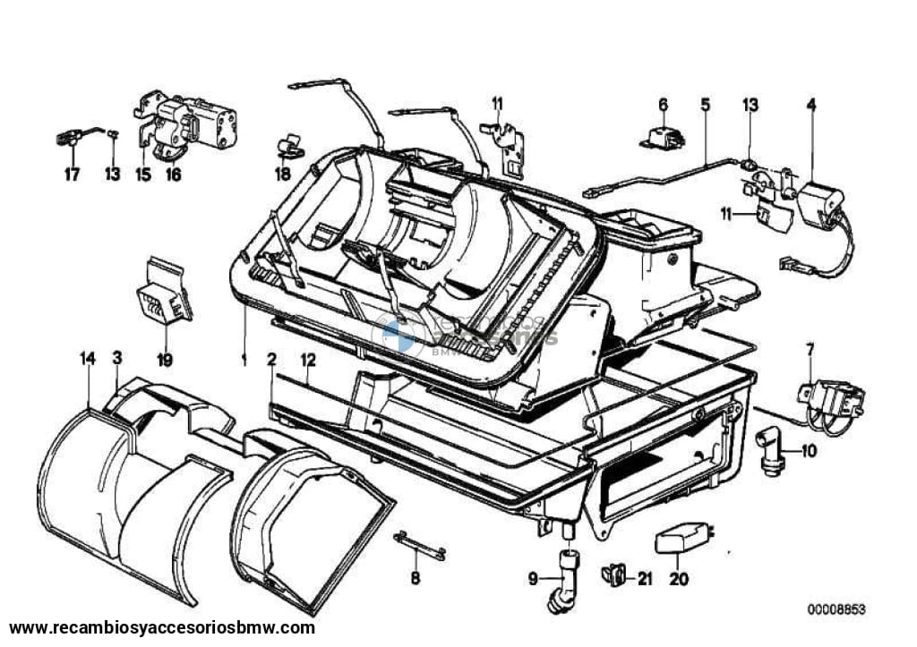 Valvula De Agua Para Bmw E30 Z1 Roadster . Original Recambios