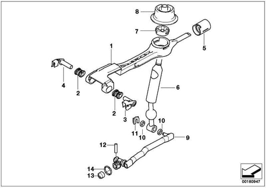 Varilla De Cambio Con Junta Para Bmw E46 Serie 3 . Original Recambios